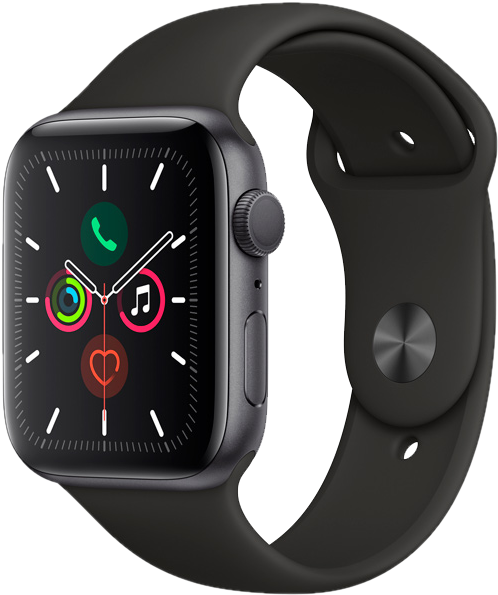 Apple Watch S5 44mm Space Gray Sport Band TRADE-ONE